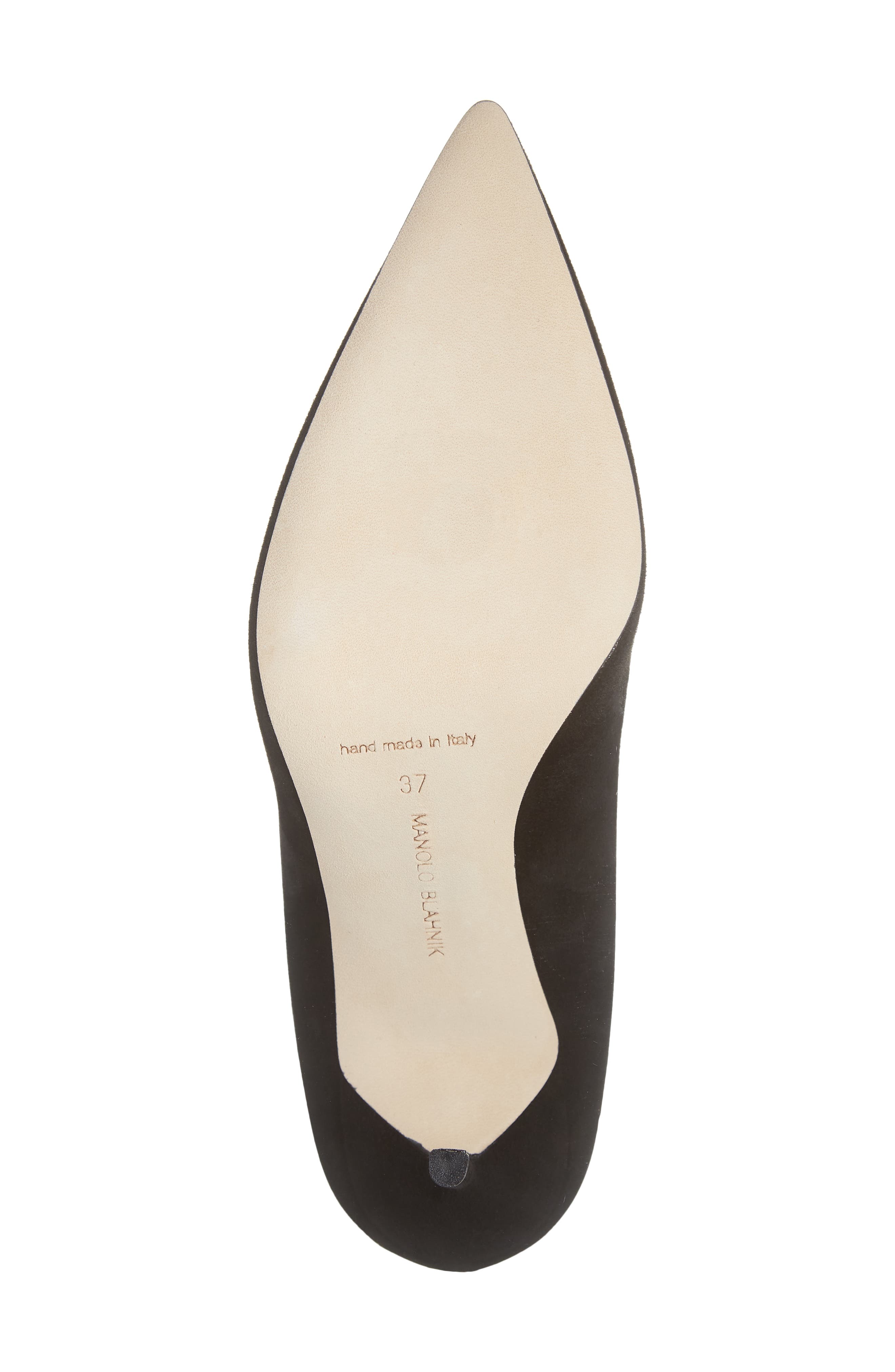 Manolo Blahnik BB Pointed Toe Pump, Alternate, color, Black