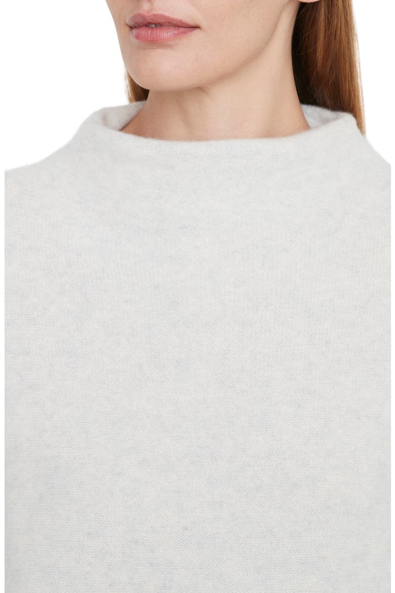Boiled Cashmere Funnel Neck Pullover, Alternate, color, H PALE IRIS
