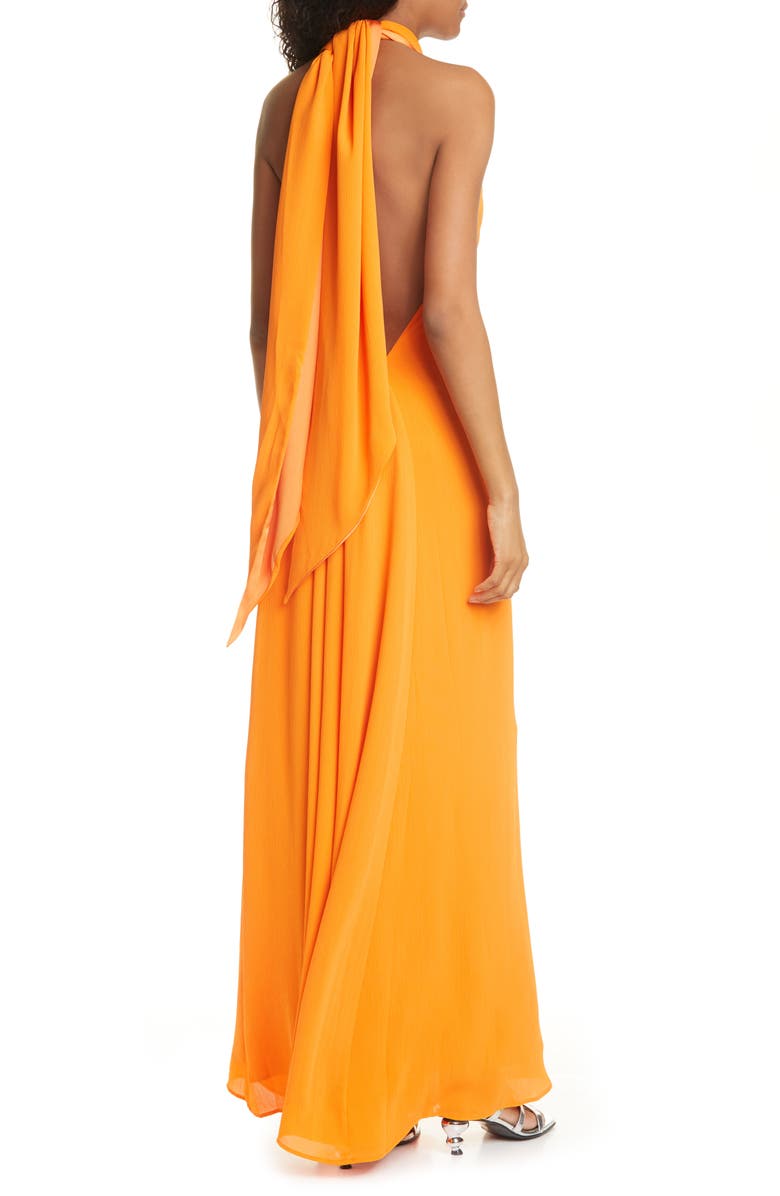 STAUD Sycamore Crinkle Chiffon Wide Leg Jumpsuit, Alternate, color,