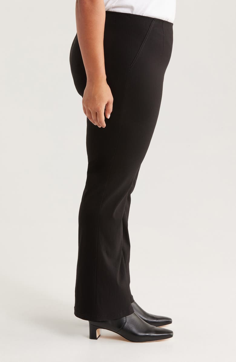 NIC+ZOE Wonderstretch Bootcut Pants, Alternate, color, Black Onyx