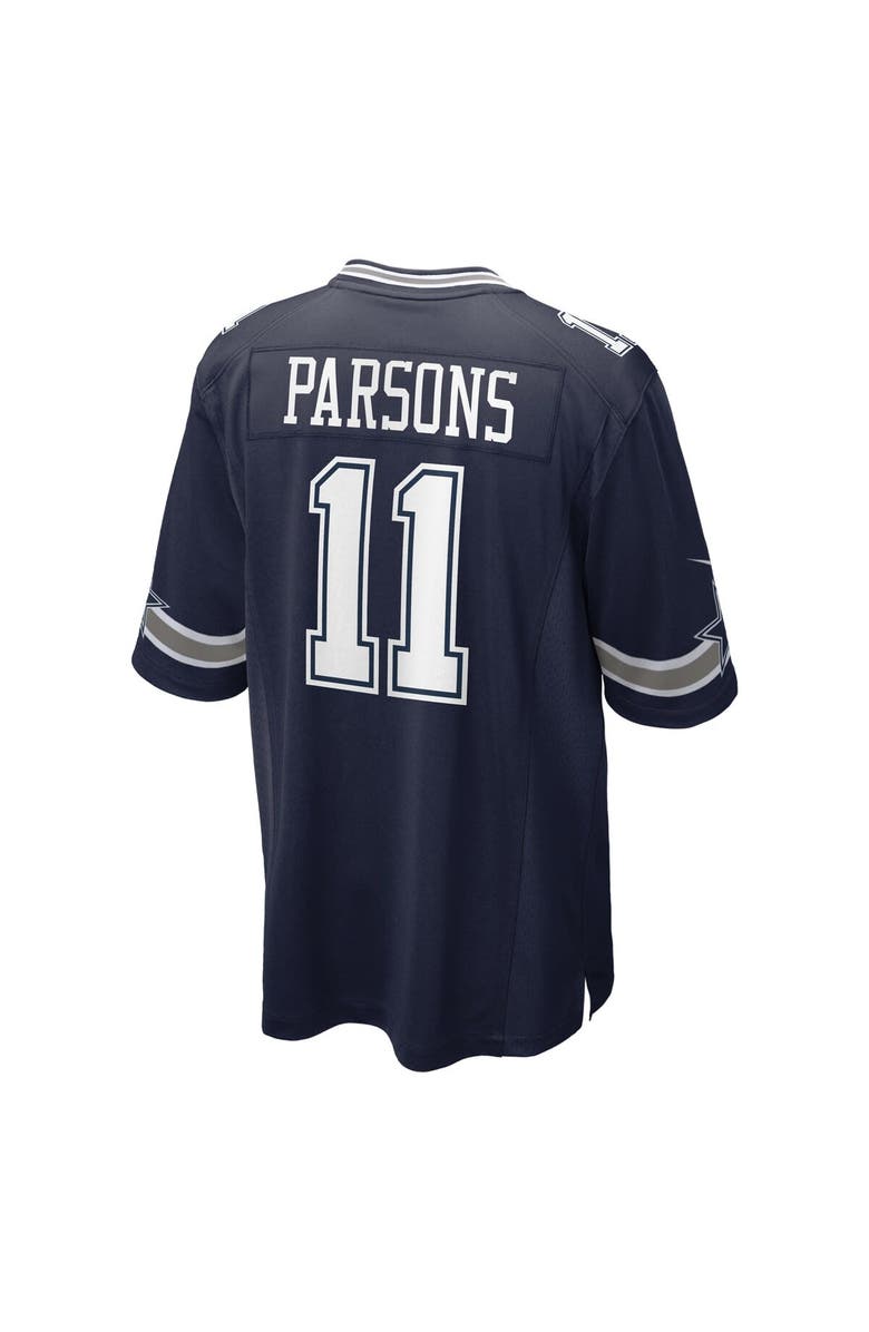 Nike Men's Nike Micah Parsons Navy Dallas Cowboys 2021 NFL Draft First Round Pick Game Jersey, Alternate, color, 