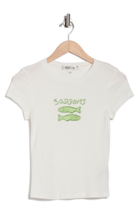 Embroidered Baby Tee