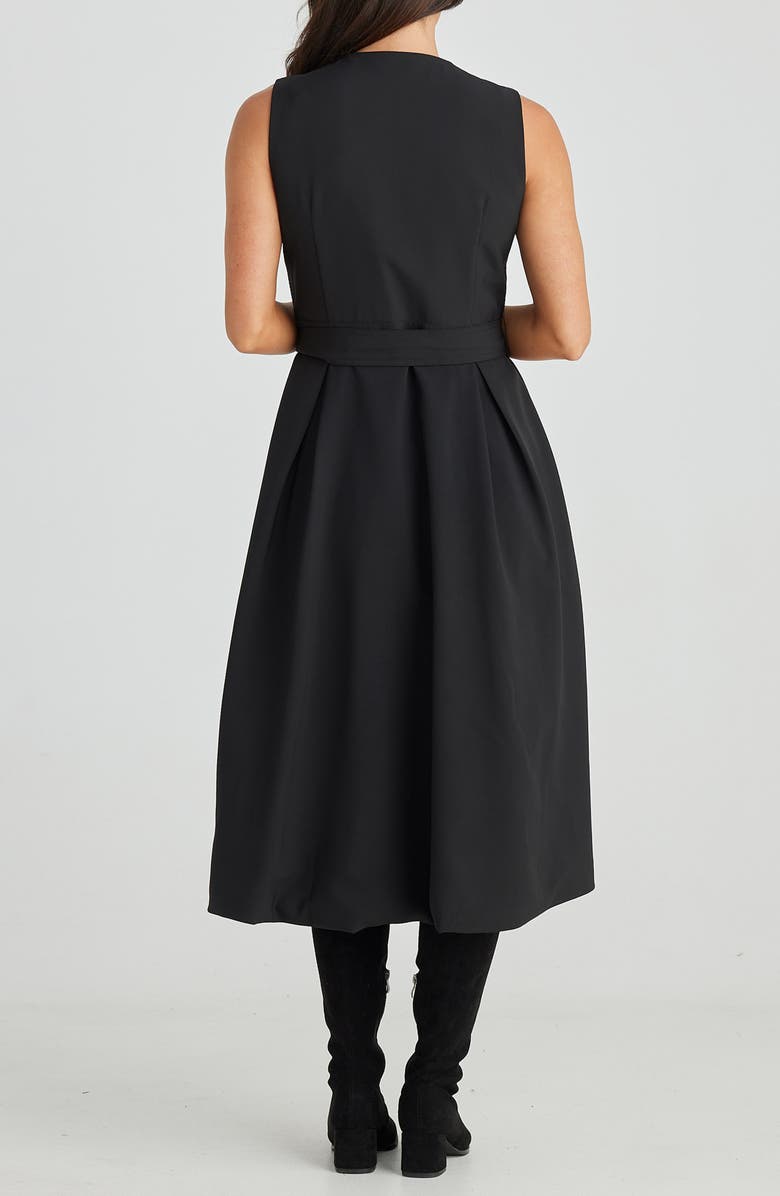 Brave+True The Allen Double Breasted Sleeveless Midi Dress, Alternate, color, 