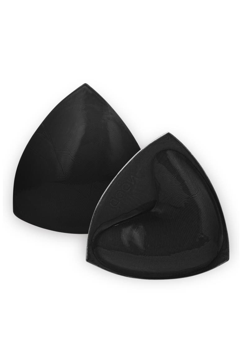 Double Up Triangle Push-Up Pads, Alternate, color, BLACK