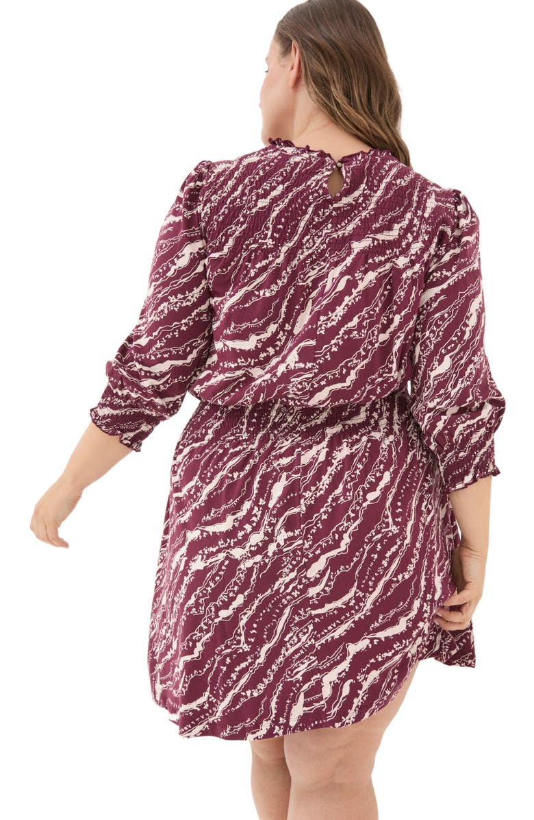 FatFace Women's Plus Size Krishan Wild Terrain Jersey Dress, Alternate, color, 