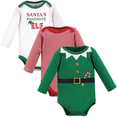 Triple Pack Long-Sleeve Infant Bodysuits