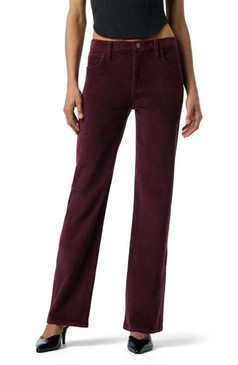 Rosalie High Waist Wide Leg Corduroy Jeans