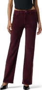 Hudson Jeans Rosalie High Waist Wide Leg Corduroy Jeans