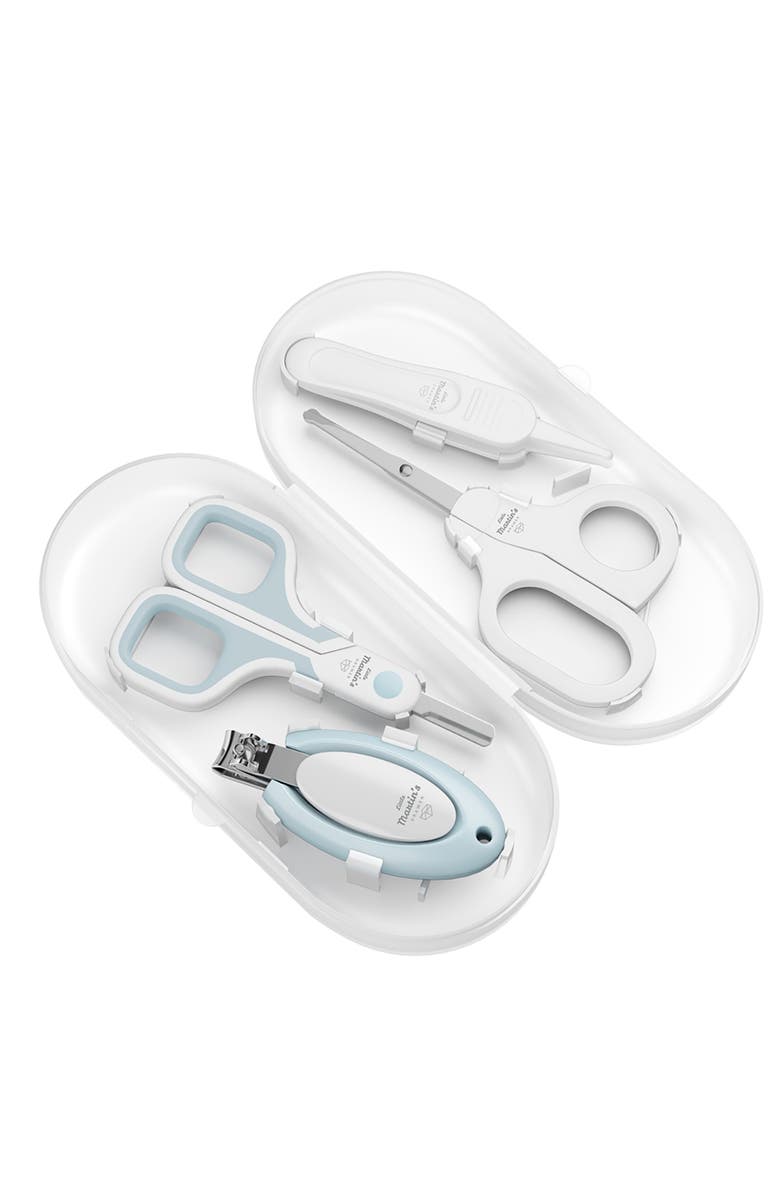 Little Martin's Baby Nail Care Kit Blue, 4Pc Setclipper, Scissors & Tweezer, Alternate, color, Multicolored