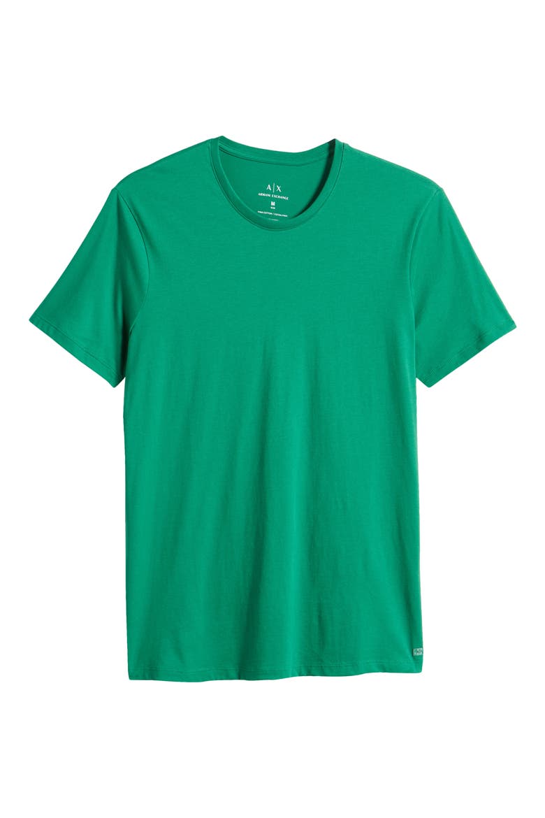 Pima Cotton T-Shirt, Alternate, color, VERDANT GREEN
