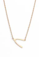 Jennifer Zeuner Lily Wishbone Necklace