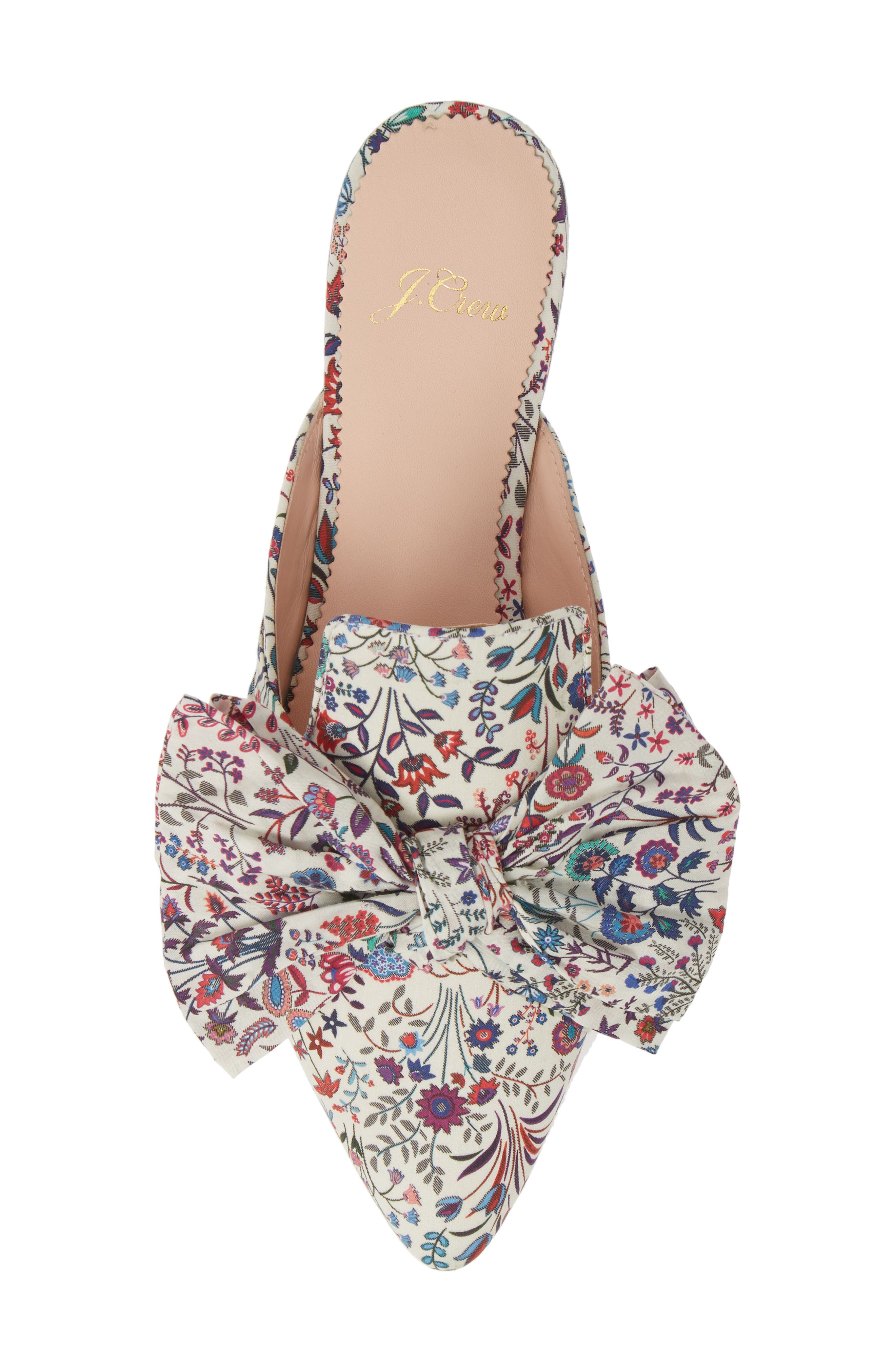 Pointed Toe Mule, Alternate, color, WHITE MULTI