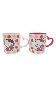 SPECTRUM x Hello Kitty® Strawberry Set of 2 Stoneware Mugs