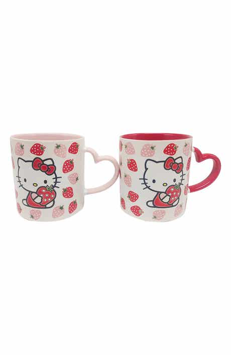 SPECTRUM x Hello Kitty® Strawberry Set of 2 Stoneware Mugs