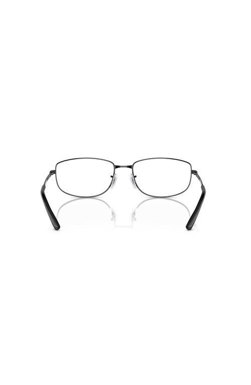 Ray Ban Ray-ban 56mm Irregular Optical Glasses In Black