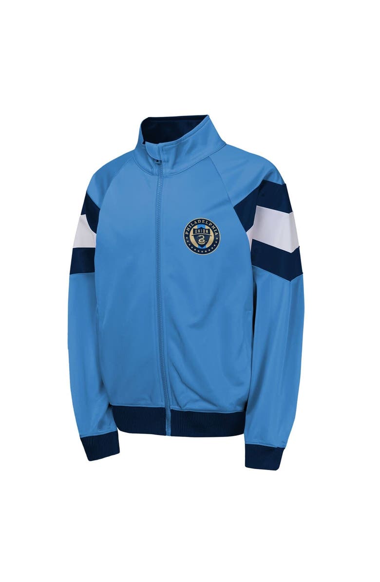 Outerstuff Youth  Blue Philadelphia Union Field General Track Full-Zip Jacket, Alternate, color, Blue