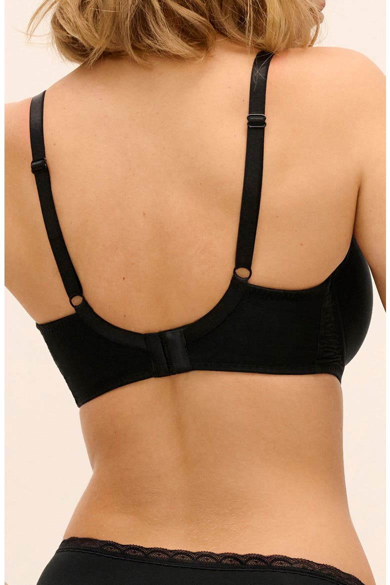 Flirt Underwire Padded Bra, Alternate, color, BLACK
