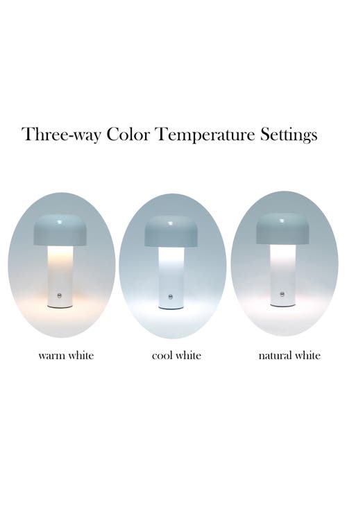 Lalia Home Touch Activated Wireless Lamp In White