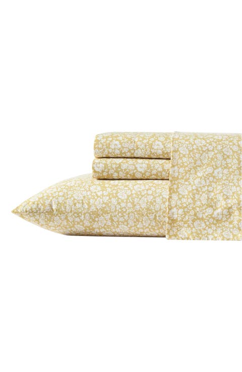 Heirloom Ditzy Cotton Percale Sheet Set