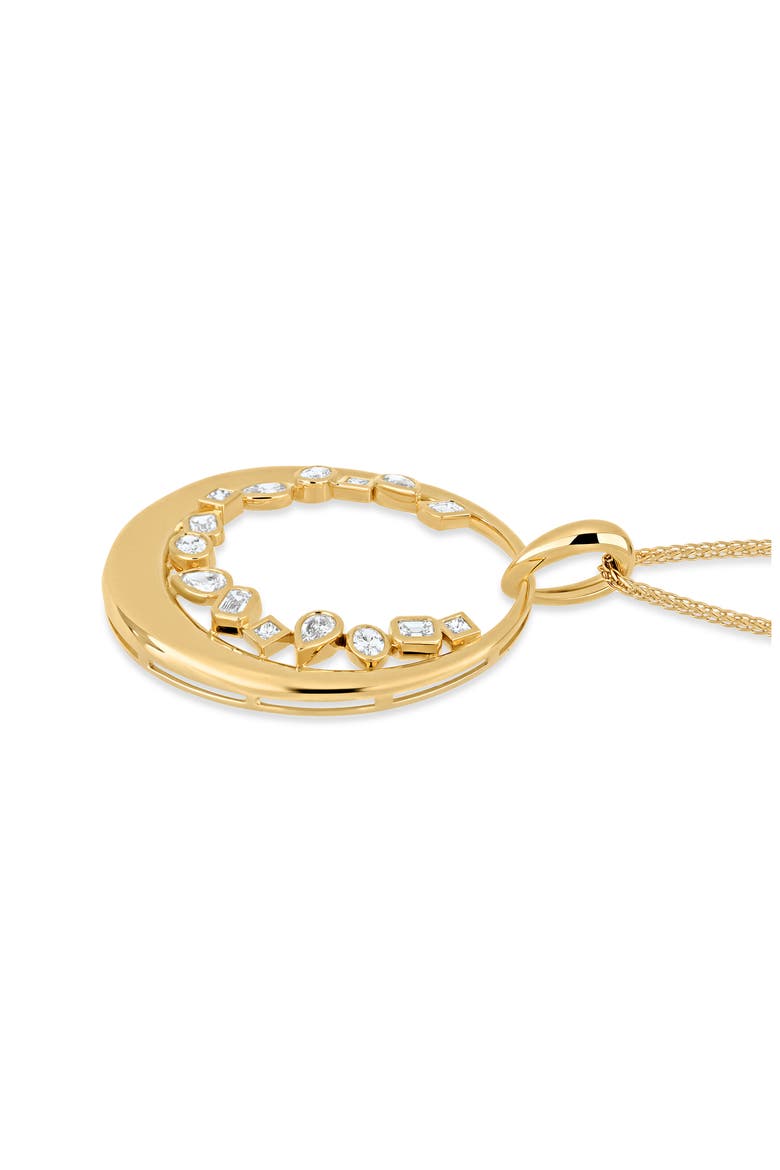 Maya Statement Pendant Necklace (Online Trunk Show), Alternate, color, 18K YELLOW GOLD/ DIAMOND