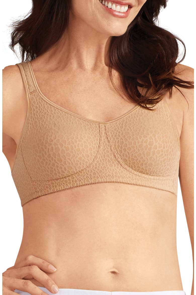 Mona Seamless Soft Cup Bra, Main, color, COGNAC