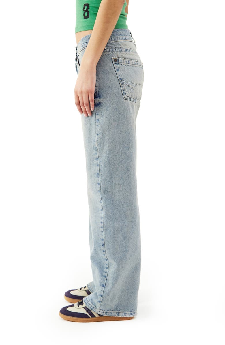 BDG Urban Outfitters Kayla Low Rider Wide Leg Jeans, Alternate, color, 