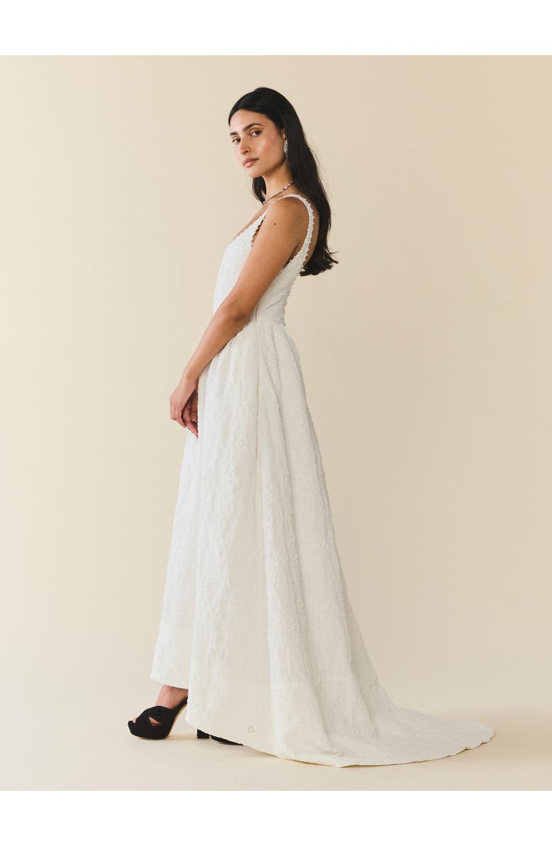 Eddy Brady Maxi Dress, Alternate, color, Chapel White Floral