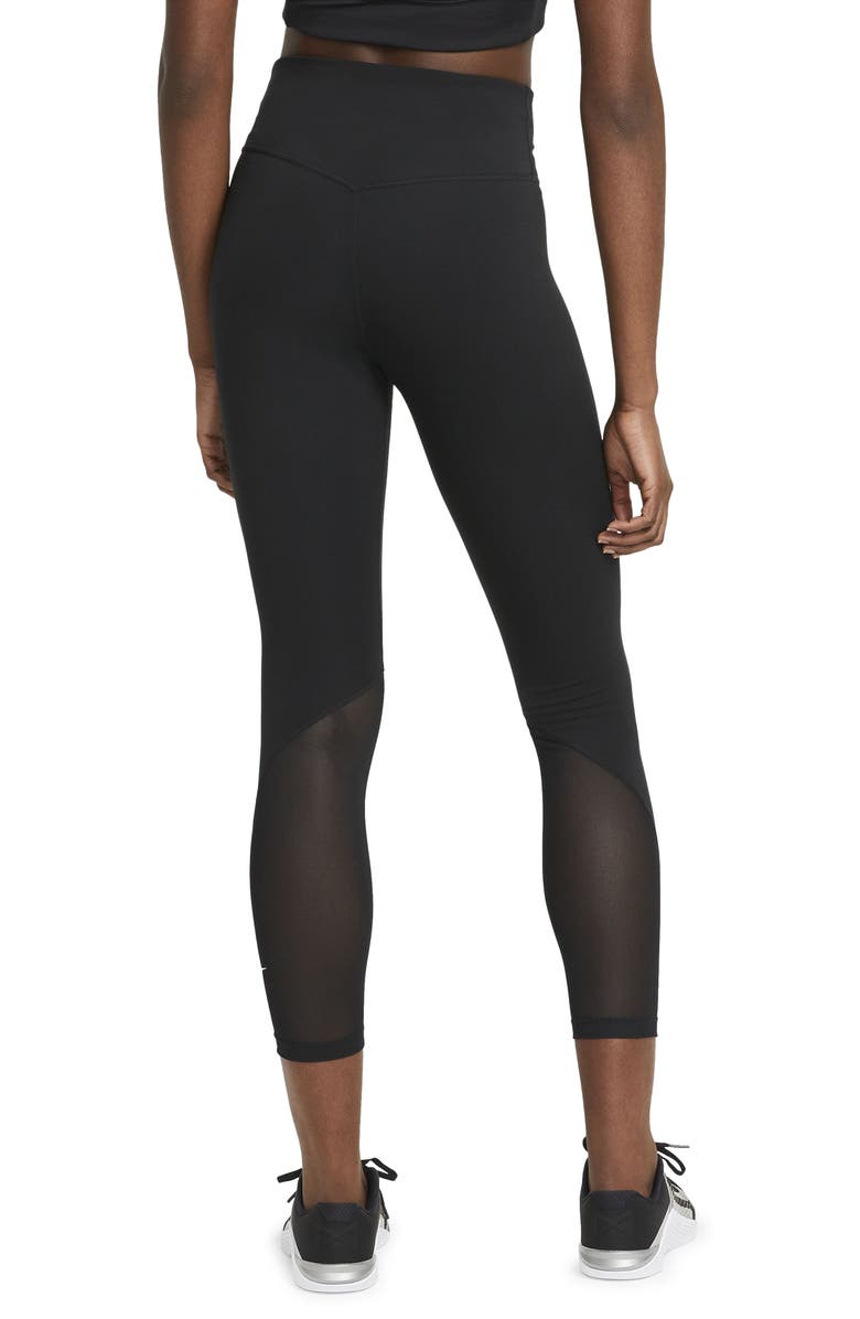 Nike One Mid Rise 7/8 Tights, Alternate, color, 