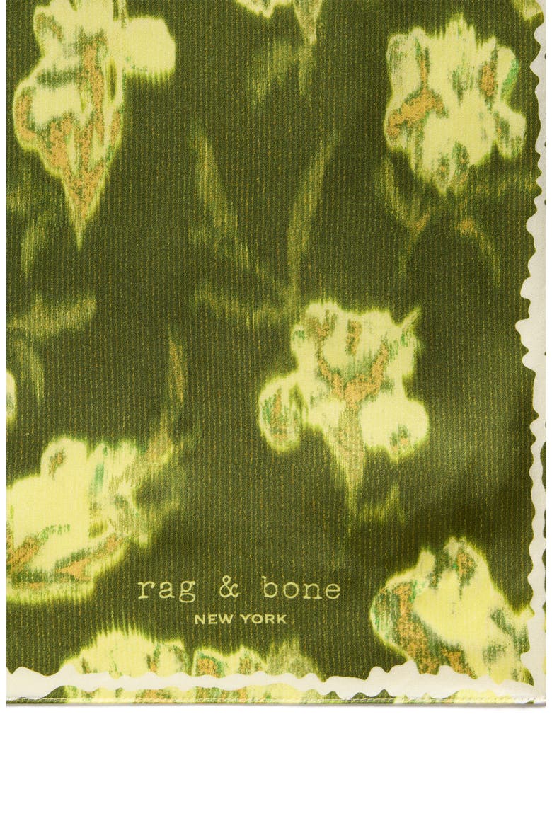 Kit Silk Bandana Scarf, Alternate, color, LIME