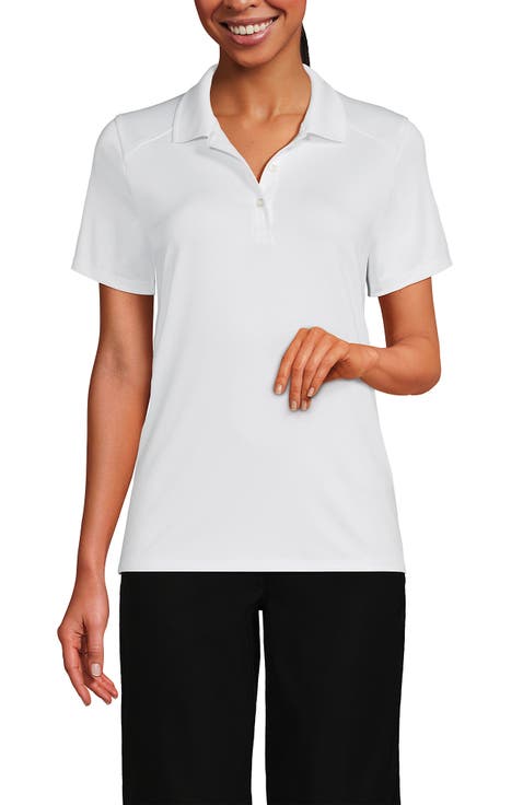 School Uniform  Short Sleeve Feminine Fit Rapid Dry Polo Shirt
