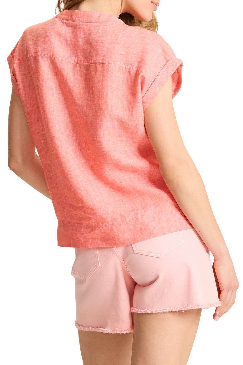 Coastalina Ruffle Top, Alternate, color, EMBER RED