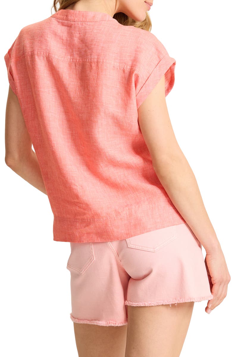 Tommy Bahama Coastalina Ruffle Top, Alternate, color, Ember Red