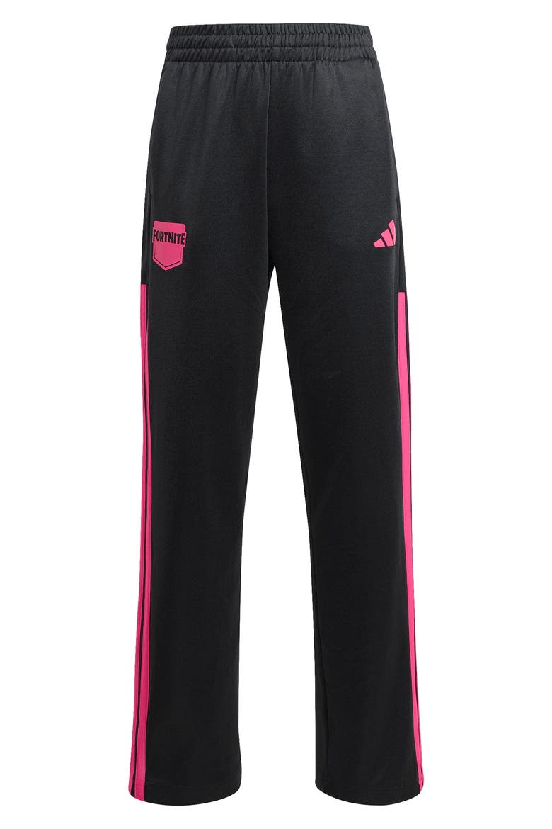 Kids' Fortnite Performance Track Pants, Main, color, BLACK/ REAL MAGENTA