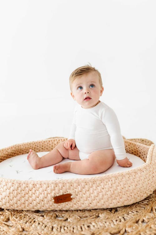 Ely's & Co. Modal Bodysuit In White