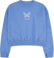 abercrombie kids Kids' Butterfly Cotton Blend Sweatshirt