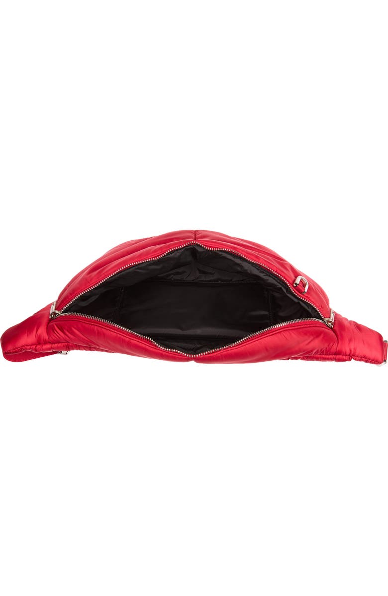 Moncler x Rick Owens Quilted Belt Bag, Alternate, color, 438-Red