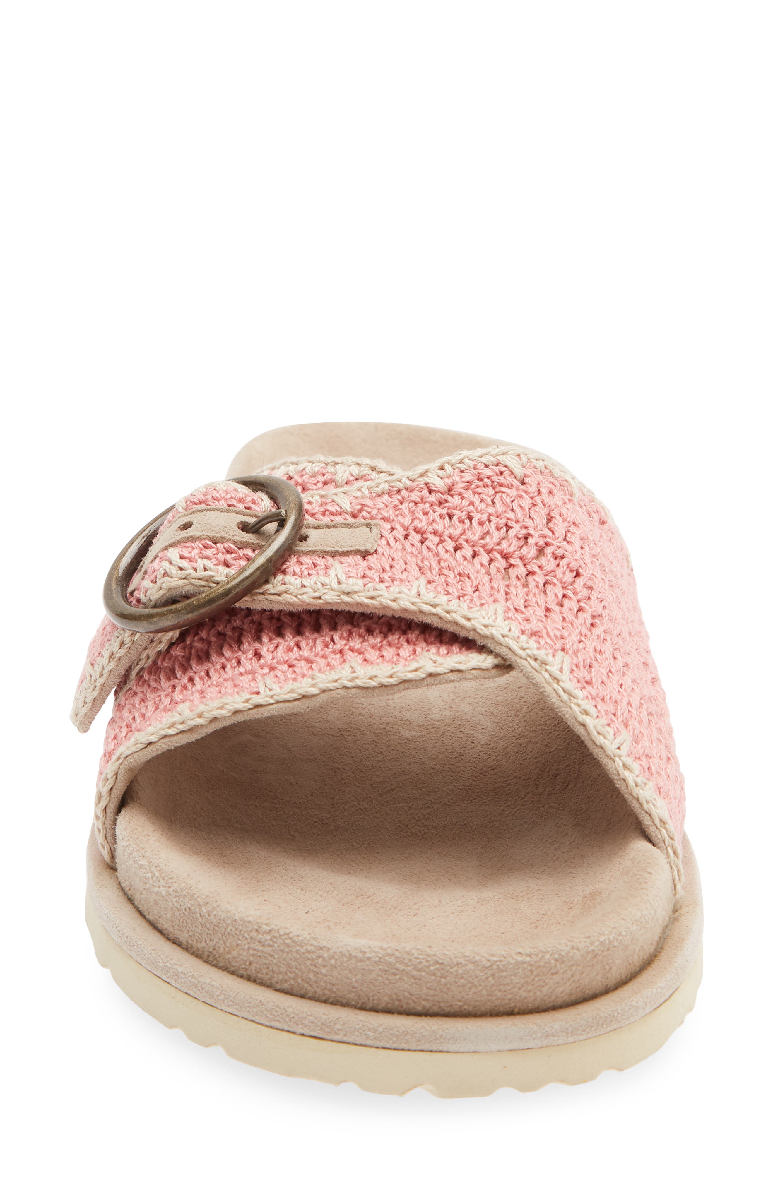 Laidback London Reef Slide Sandal, Alternate, color, Rose / Natural