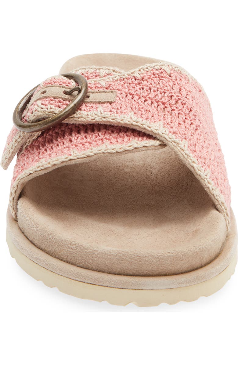 Laidback London Reef Slide Sandal, Alternate, color, Rose / Natural