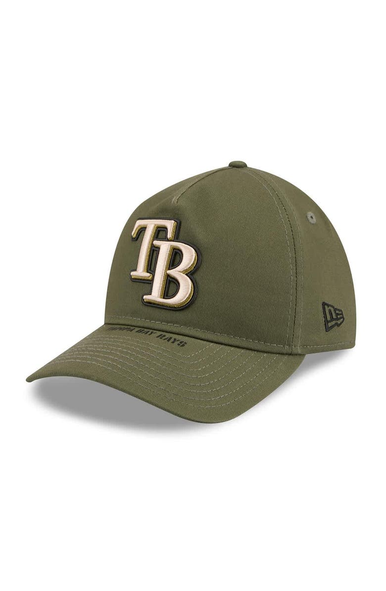 New Era Men's New Era  Olive Tampa Bay Rays 2026 Armed Forces Day 9TWENTY Adjustable Hat, Alternate, color, Olive