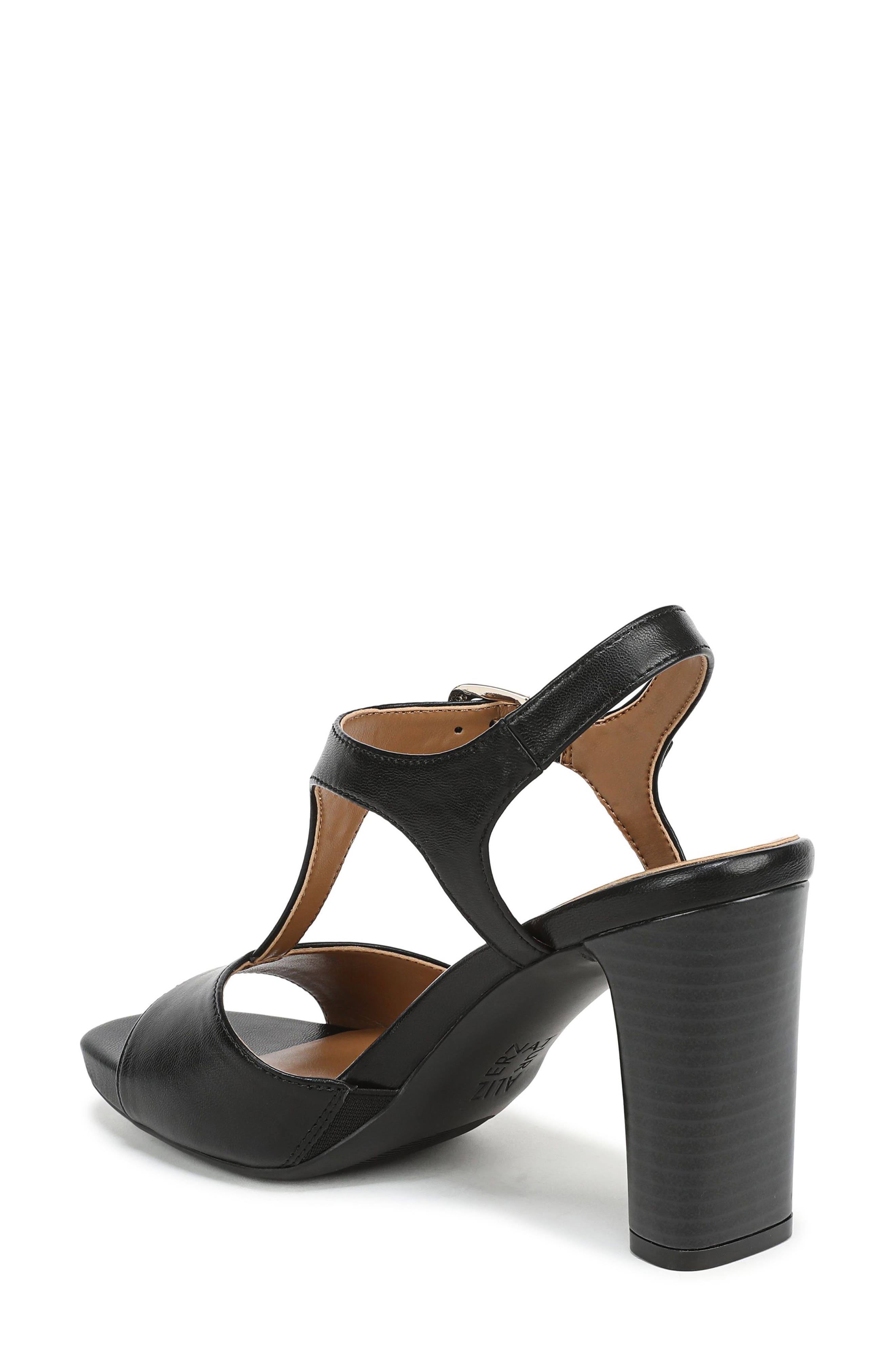 Naturalizer Marlowe T-Strap Sandal, Alternate, color, Black