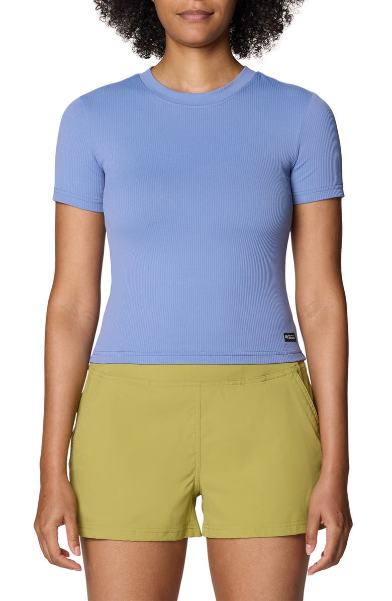 Mountain Hardwear Peak Knit Short Sleeve Tee, Main, color, 