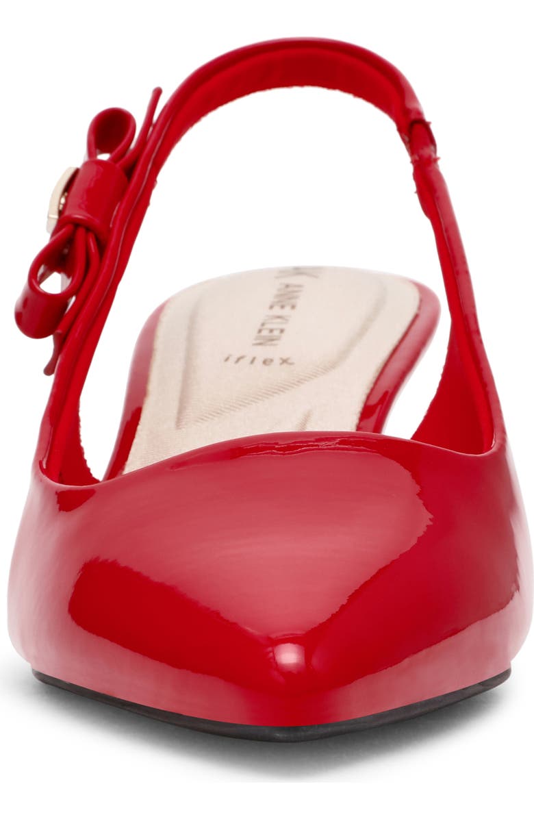 Anne Klein Ibbey Slingback Pump, Alternate, color, Red Patent