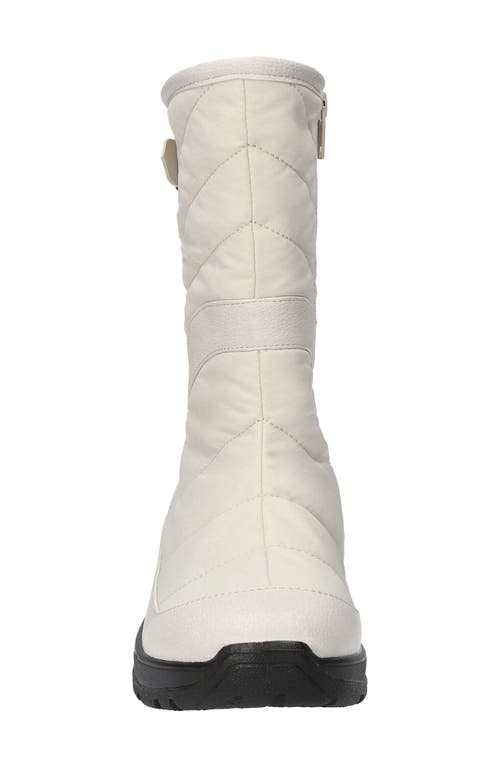 Bella Vita Quilted Boot In White