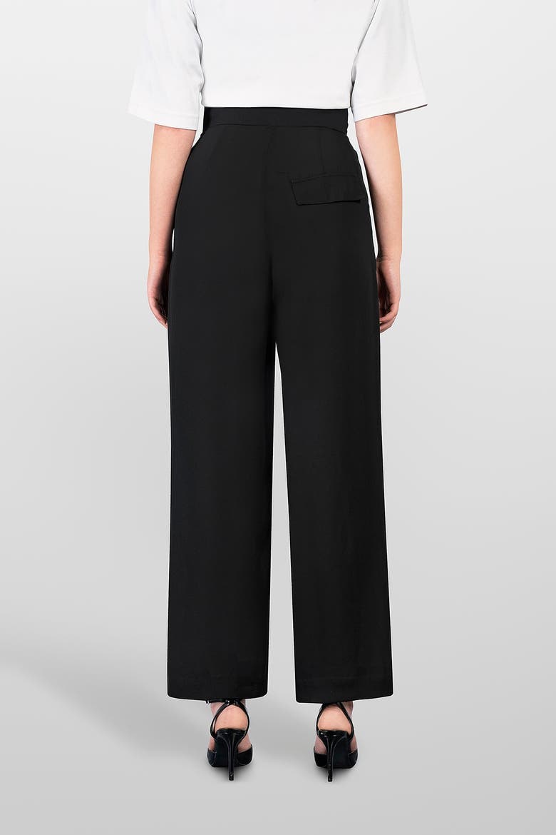 Palazzo Pants, Alternate, color, Black