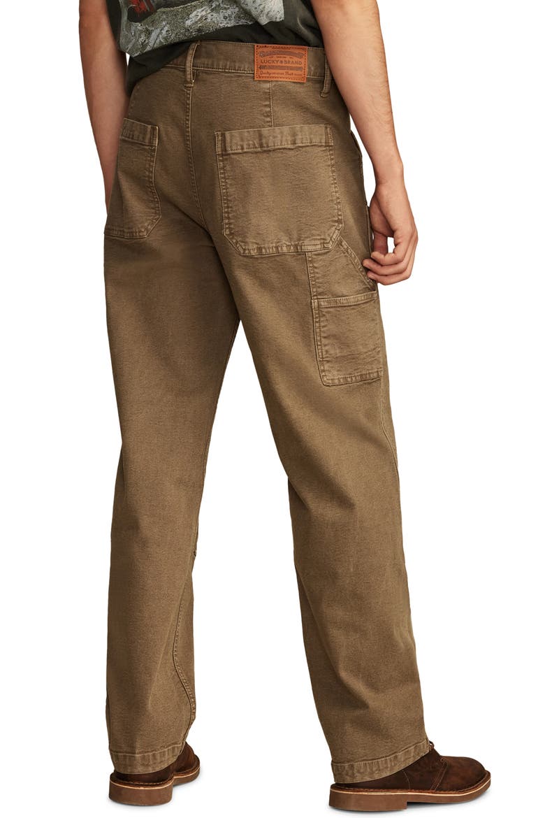 Stretch Cotton Utility Pants, Alternate, color, ASHWOOD