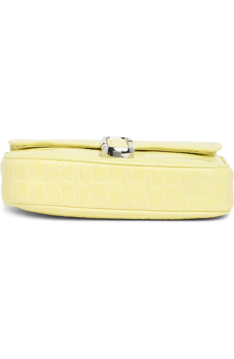 Marc Jacobs The Mini Leather Shoulder Bag, Alternate, color, Tender Yellow