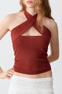 MANGO TEEN Double Breasted Halter Top