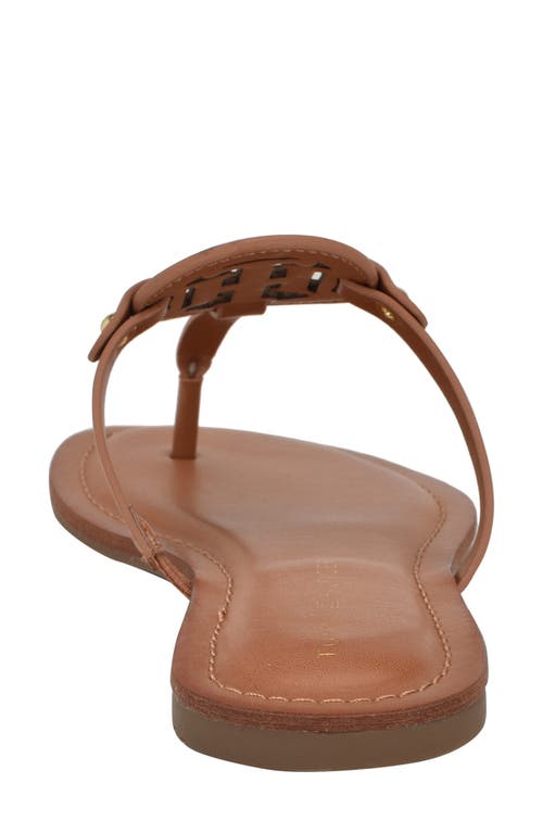 Tommy Hilfiger Litzy Flip Flop In Medium Brown