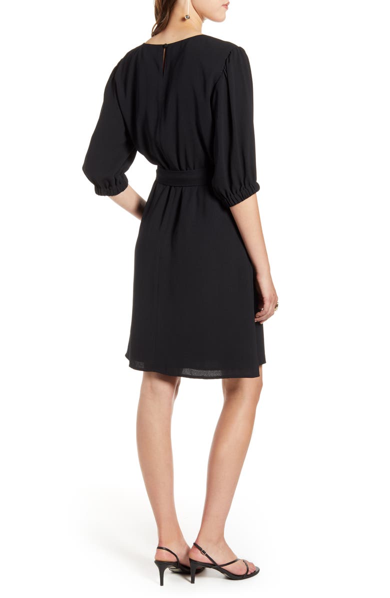 Halogen<sup>®</sup> Tie Waist Dress, Alternate, color,