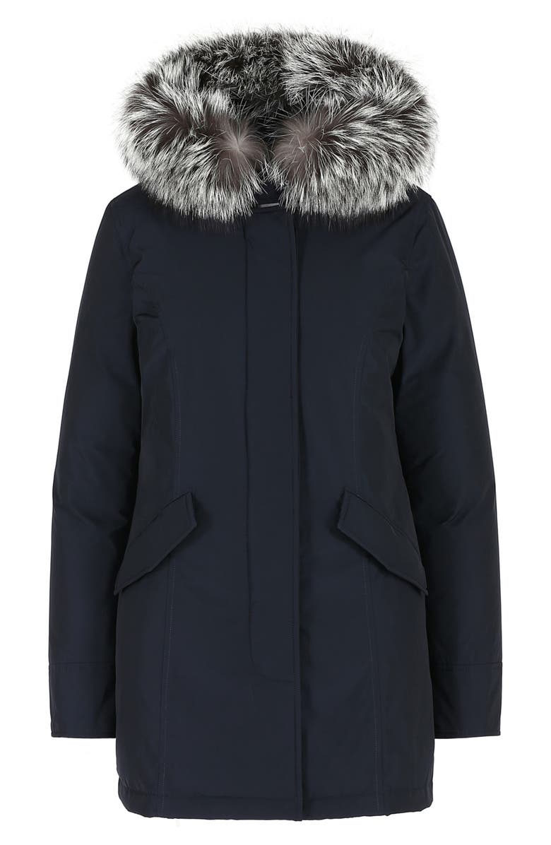 Woolrich Luxury Arctic Down Parka with Genuine Fox Fur Trim, Alternate, color, 